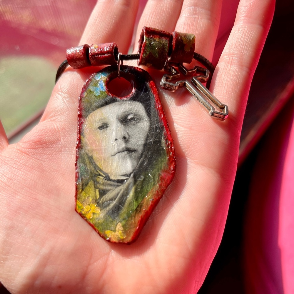 ‘Nun Their Business’ Upcycled Necklace